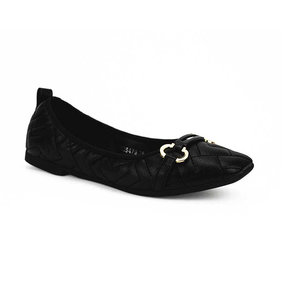 Mario D'Boro Women Ballet Flats Shoes LW 25479 Black C40