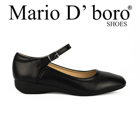 Mario D' Boro Women's Sshs Flat Shoes LW 24872 Black C33
