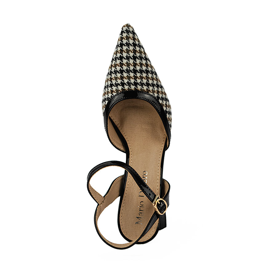 Mario D' Boro Women 'sHeeled Sandals Lw 26055 Black/Maroon C46