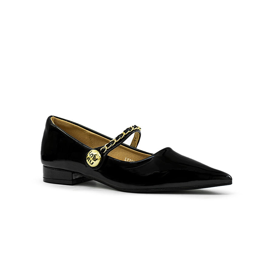 Mario D' boro Women's Ballet Flats LY 29364 - Beige / Black / Maroon C83