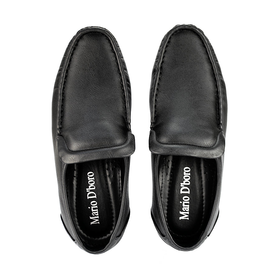Mario D' Boro Men's Formal Shoes Slip On MW 23747 Black C30
