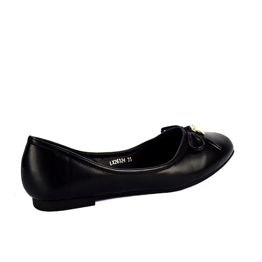 Mario D' Boro Women Ballet Flats LX 26324 Black/Old Rose C49