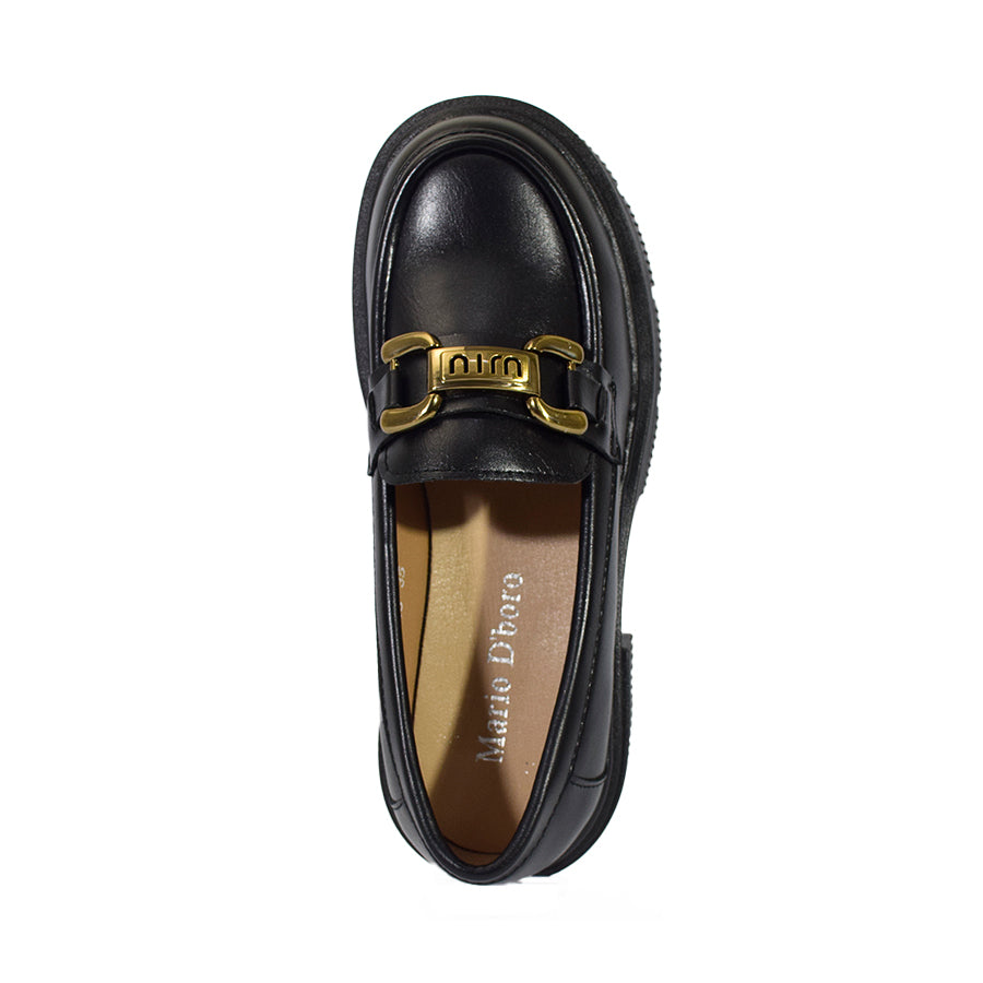 Mario D' Boro Women's Korean Flats LX 27133 Black C55 C59