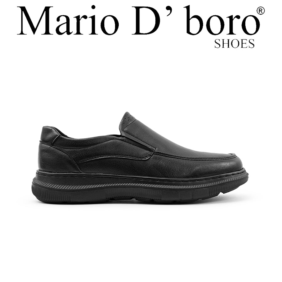 Mario D' boro Men's Formal Slip On MY 26495 Black C82