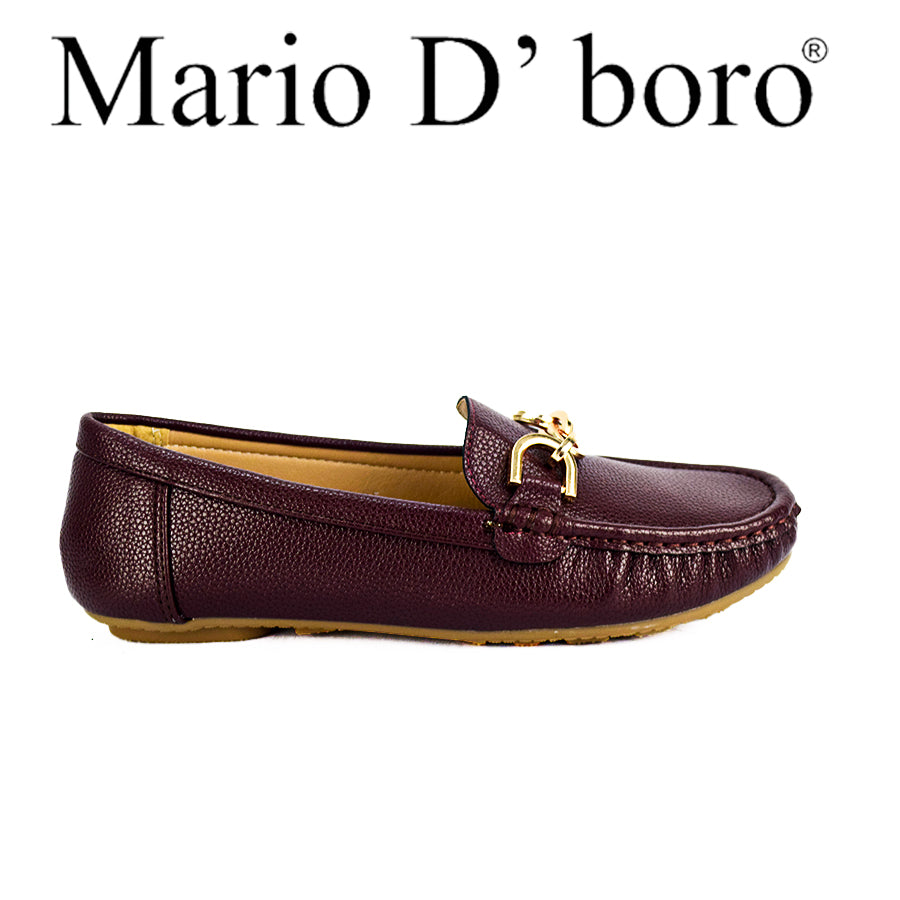 Mario D' Boro Women's Loafers LX 25510 Dark Brown/Gray C49