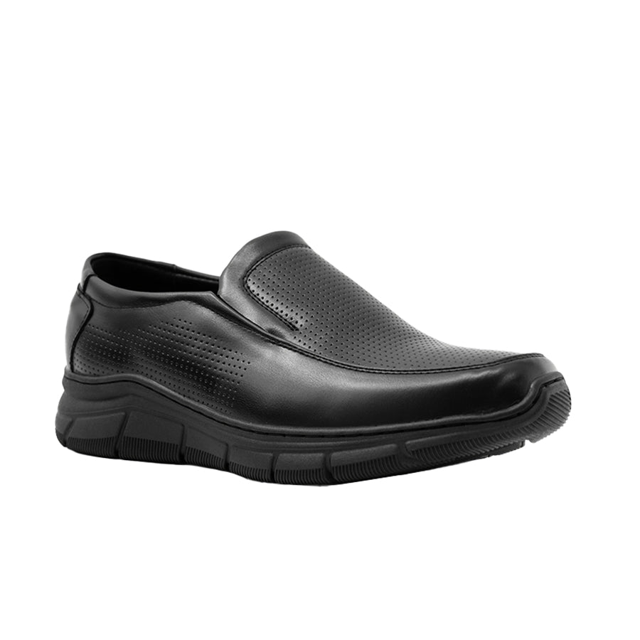 Mario D' Boro Men's Formal Slip On MY 25952 Black/Dark Brown C69