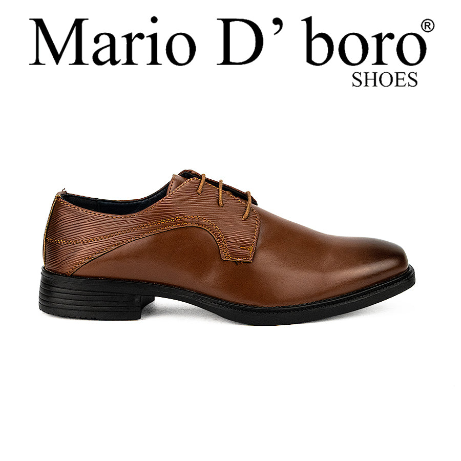 Mario D' Boro Men's Formal Shoes With Lace Mw 24066 Black/Dark Brown C32