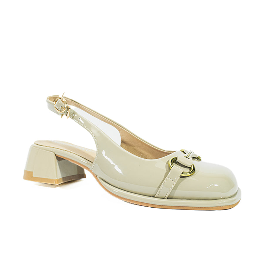 Mario D' Boro Women's Heeled Sandals LX 26848 Black/Taupe C54