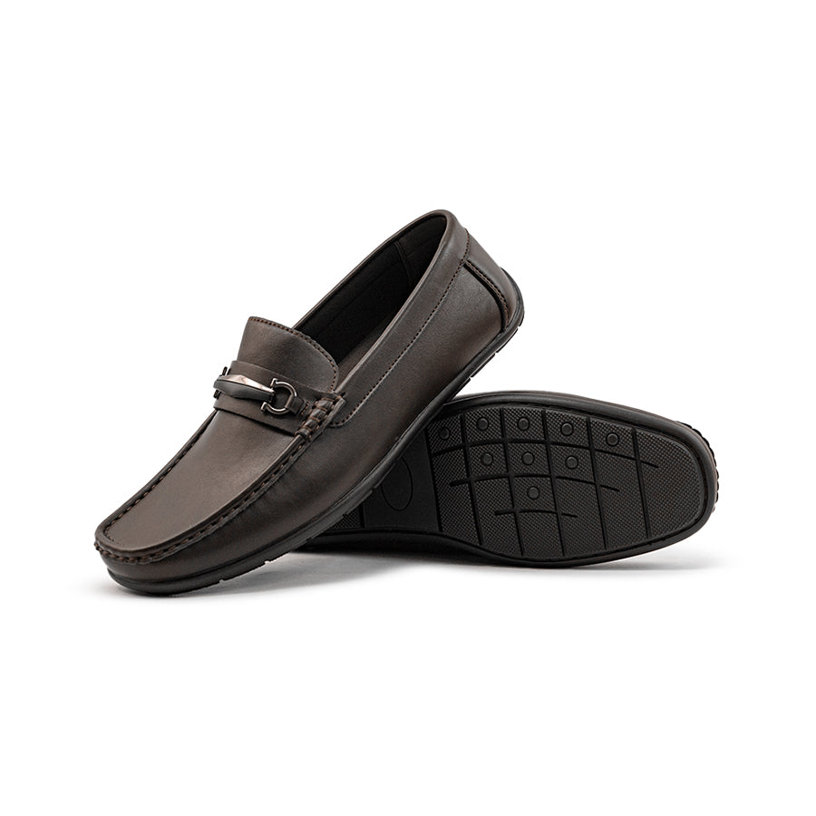 Mario D' boro Men's Casual Loafers MY 25935 - Black / VDark Brown C84