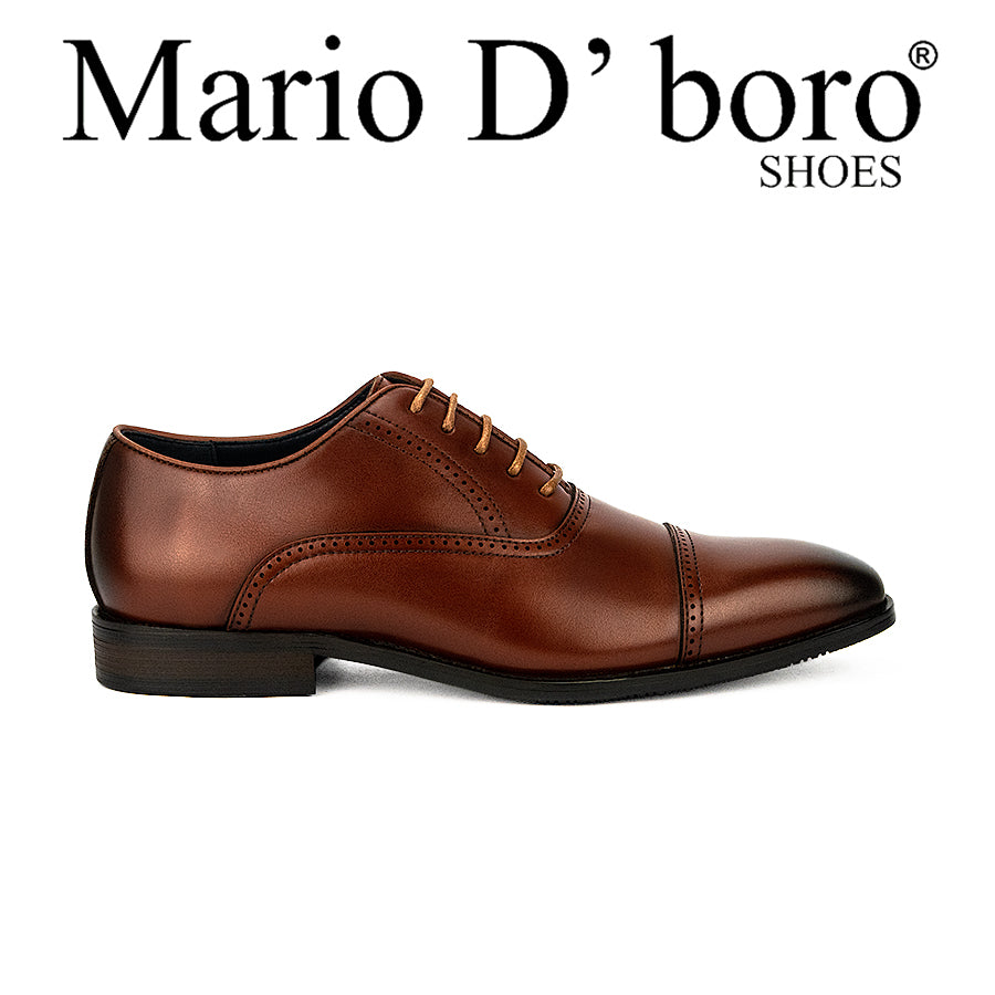 Mario D' Boro Men's Formal Shoes With Lace  Mw 24043 Black/Tan C32