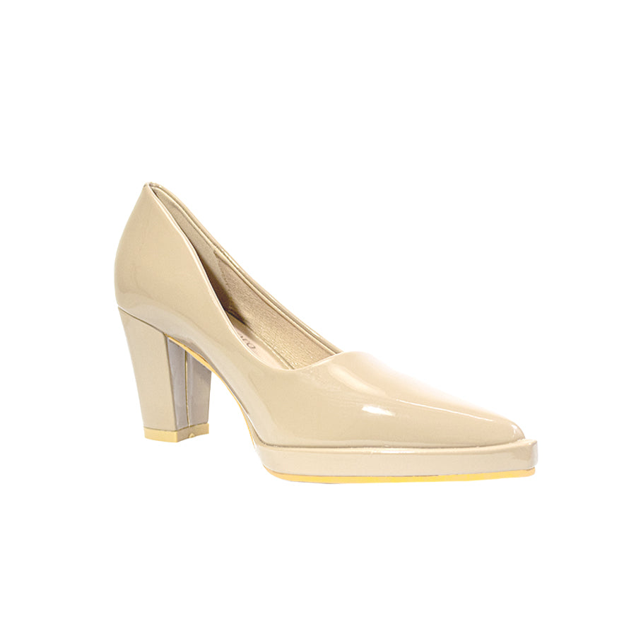 Mario D' Boro Women's Office Pumps LY 26843 Black/Taupe C67