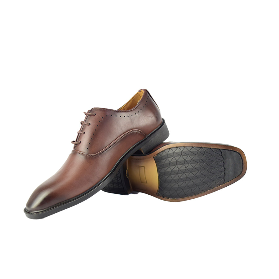 Mario D' Boro Men's Formal with Lace MX 24706 Dark Brown C50