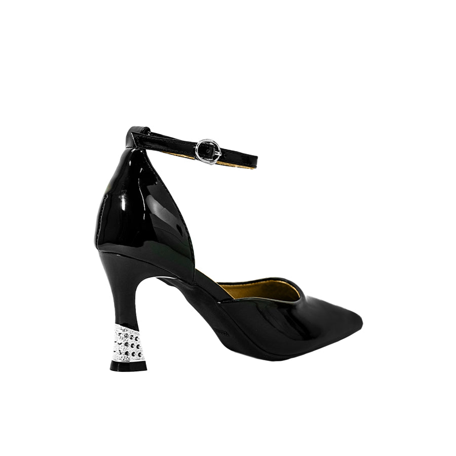 Mario D' Boro Women's Heeled Sandals LY 28345 Black/Taupe C68