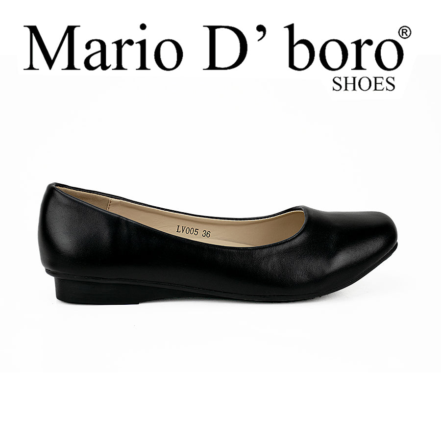 Mario D' Boro Women's Sshs Flats Shoes Lv 005 Black