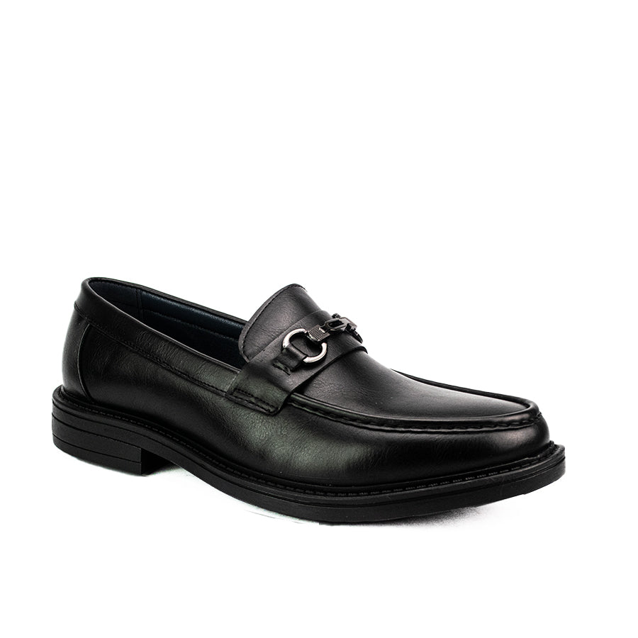 Mario D' Boro Men's Formal Slip On MX 24737 Black/ Dark Brown C47