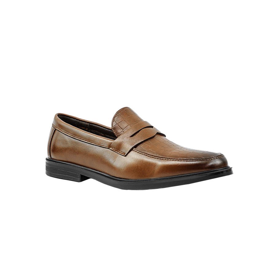 Men's Formal Slip On my 26069 BLACK / DARK BROWN