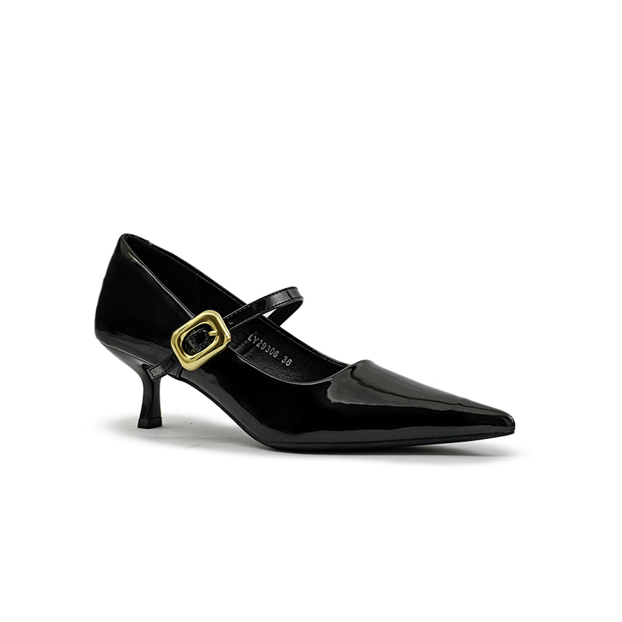 Mario D' Boro Women's Office Pumps LY 29306 - Black & Taupe C83