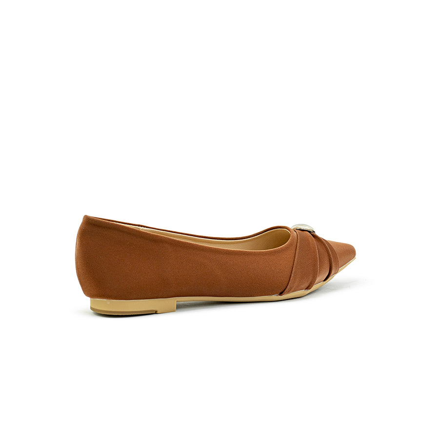 Mario D' boro Women's Ballet Flats LY 29434 - Black / Brown C86