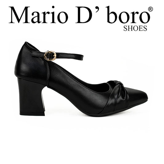 Mario D' Boro Women's Pumps Lv 23023 Black/Old Rose C29