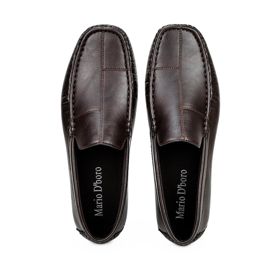 Mario D' Boro Men's Casual Shoes Mv 22580 Black/Dark Brown