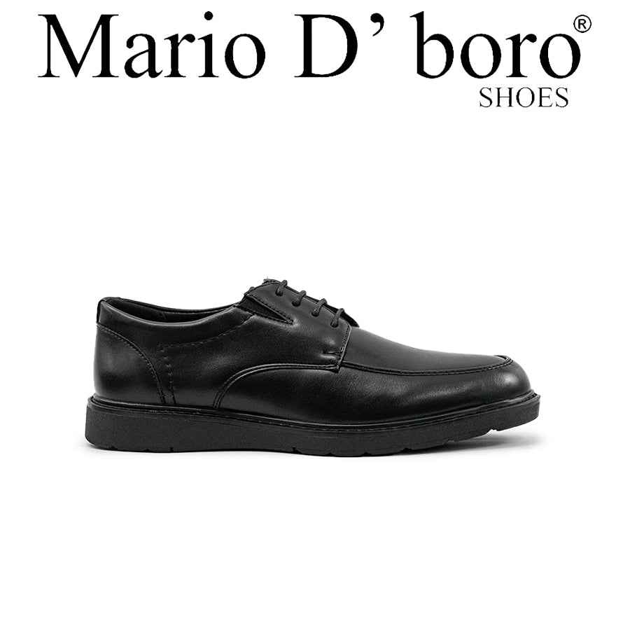 Mario D' boro Men's Formal Oxford MY 26090 - Black / Brown C88