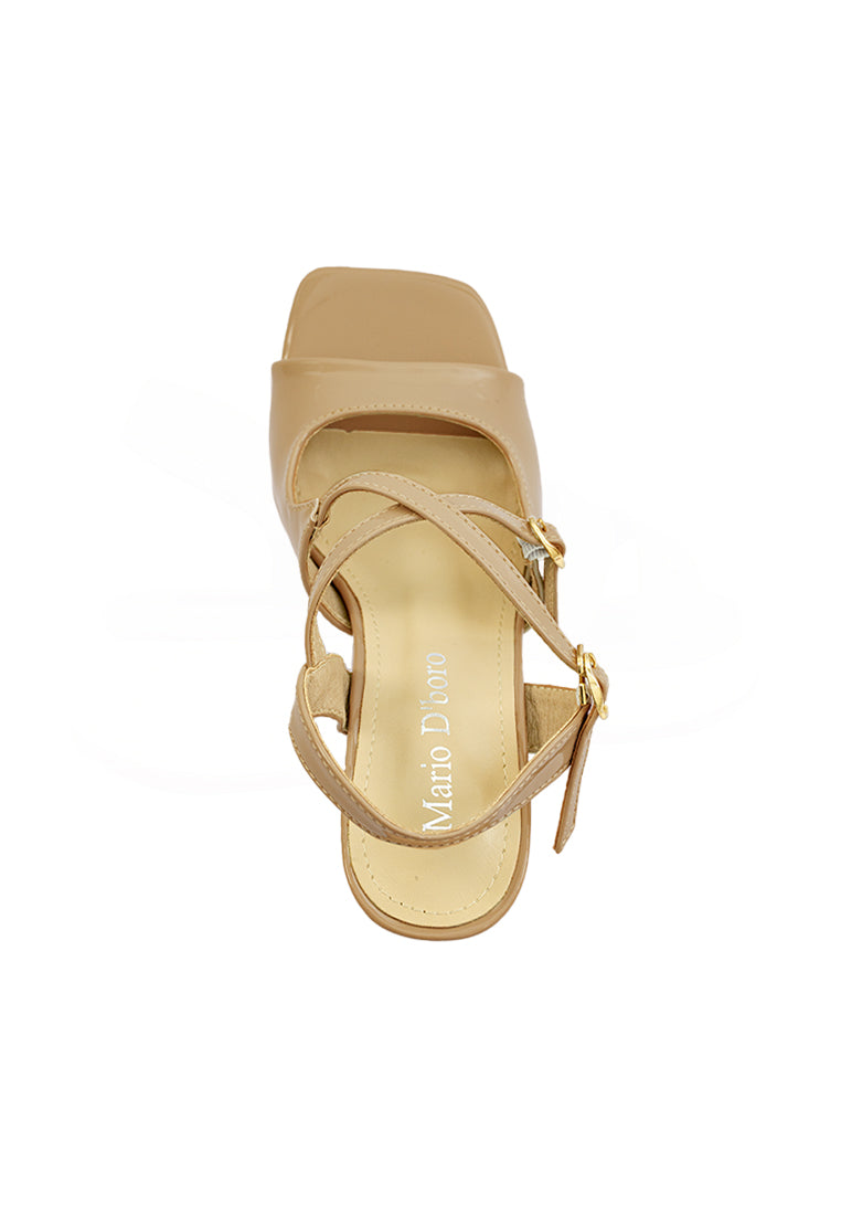Mario D' boro Women's Heeled Sandals LY 29119 - Beige / Taupe C80