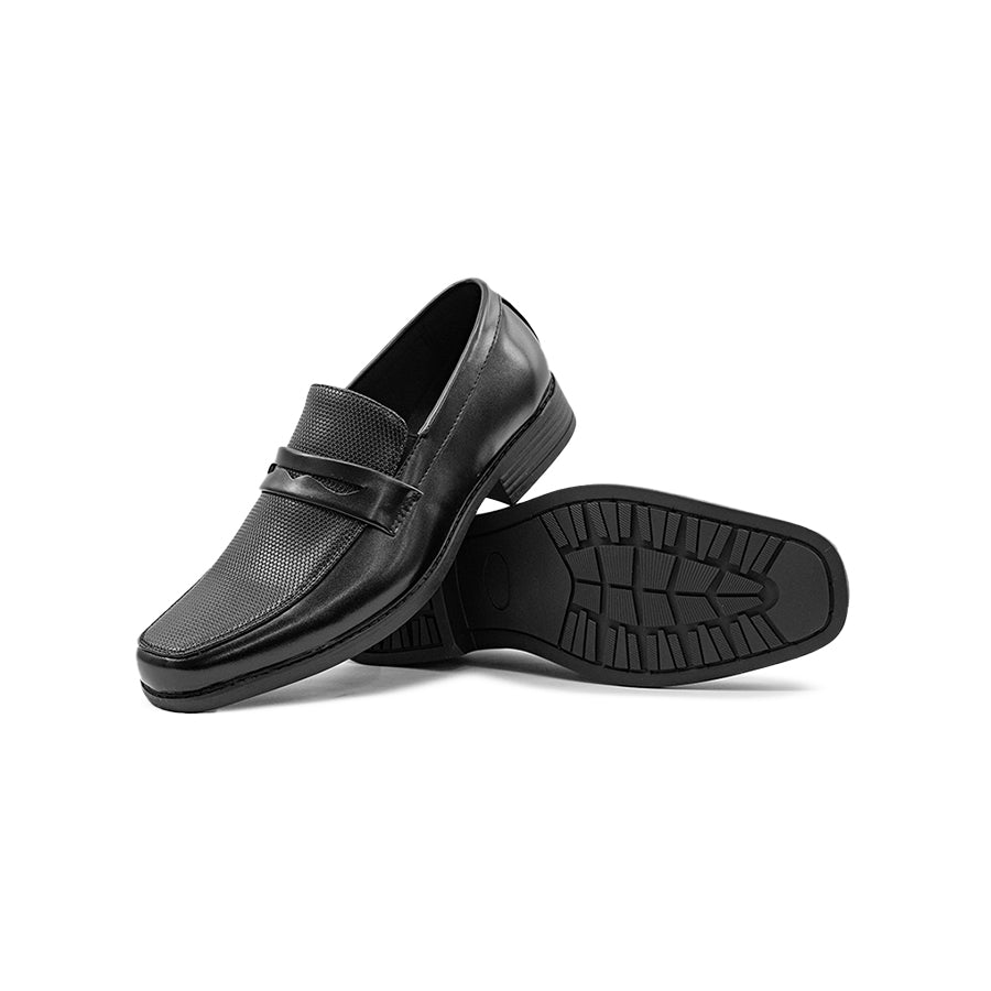 Mario D' Boro Men's Formal Slip On MY 25614 Black C81 All Seasons Shoes Comfortable & Stylish