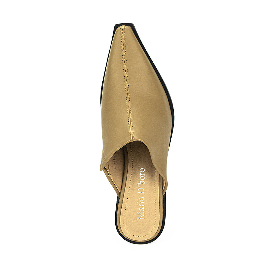 Mario D' Boro Women's Mules Lw 23987 Black/Beige/Bone C37