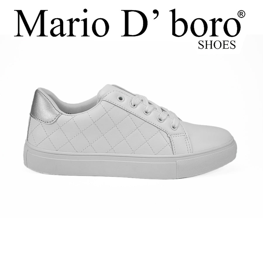 Mario D' Boro Women's Sneakers Shoes Lw 22548 Black/White