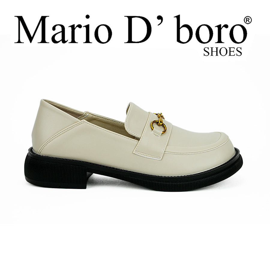 Mario D' Boro Women's Flat Lv 22241 Black/Beige