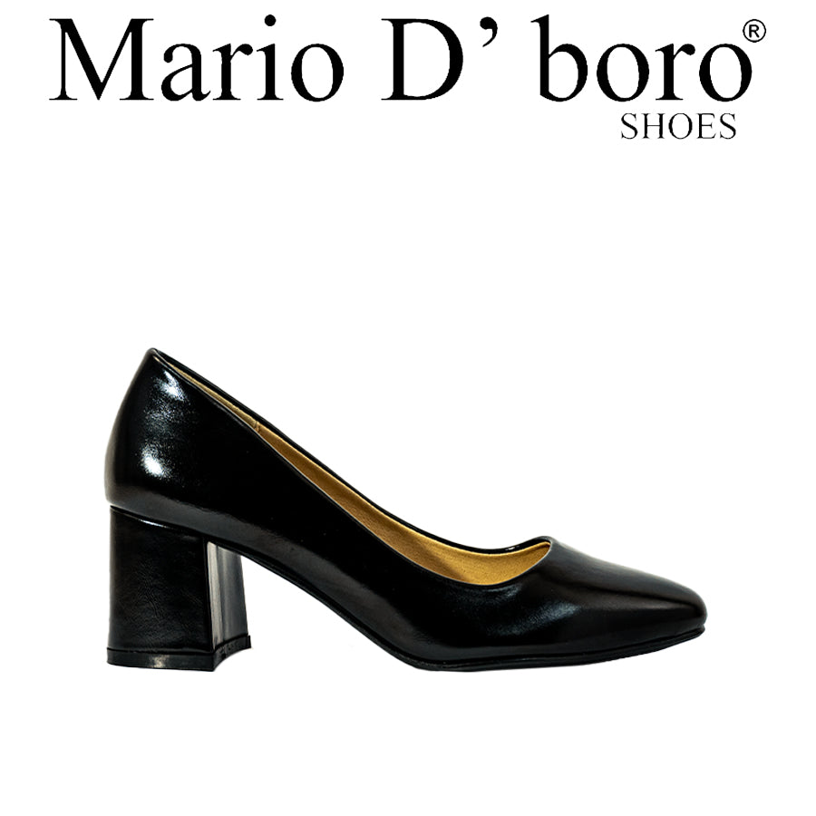 Mario D' Boro Women's College Pumps LY 27521 - Black / Taupe C68 - C80