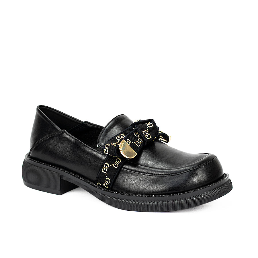 Mario D' Boro Women's Korean Flat Shoes Lw 23346 Black