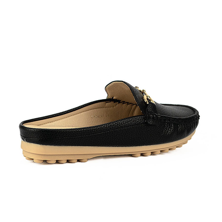 Mario D' Boro Women's Mules Lw 26097 Black/Silver C46