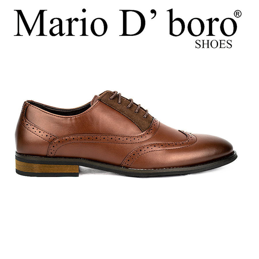 Mario D' Boro Men's Formal Shoes Oxford  Mw 23107 Black/Brown C27