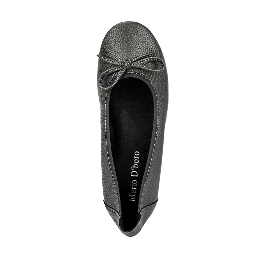 Mario D' Boro Women's Flat Shoes Lv 22940 Black/Gray