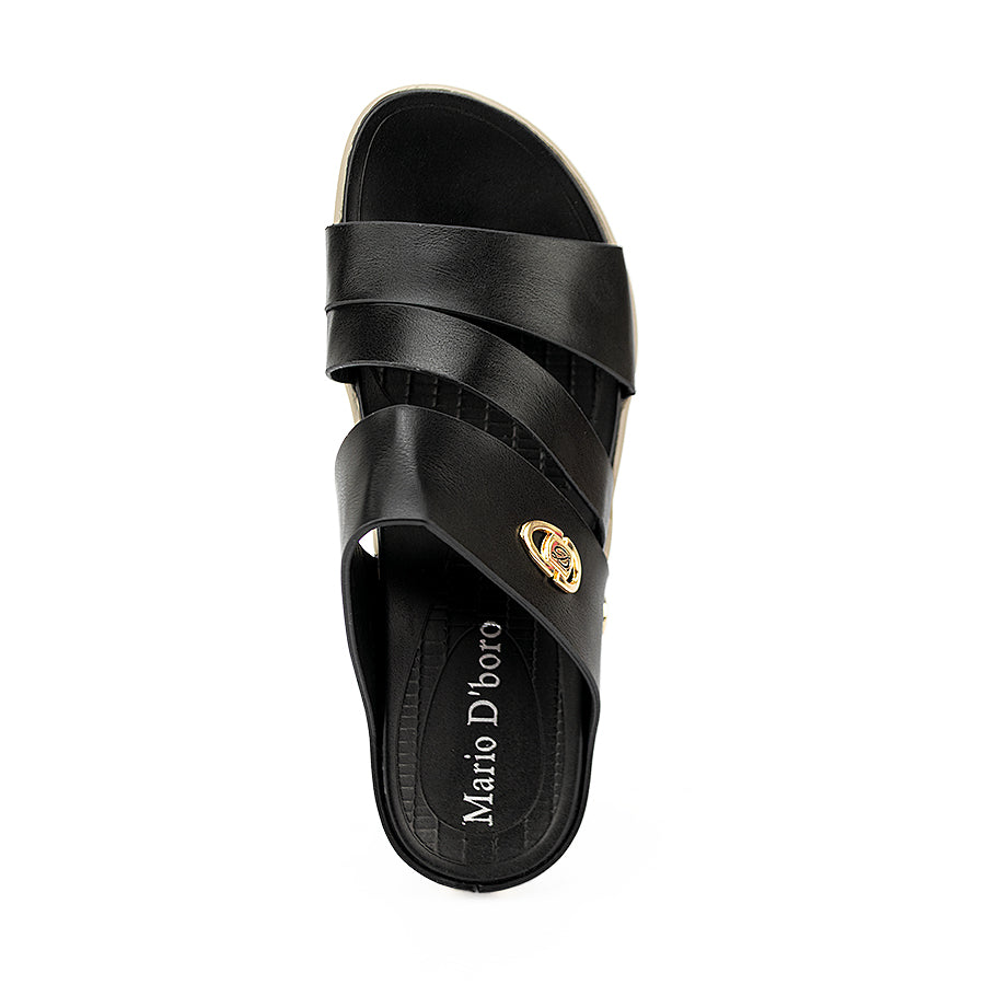 Mario D' Boro Women's Sandals Lv 020 Black/Brown