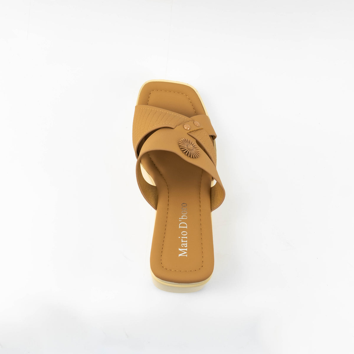 Mario D' boro Women's LZ 27834 C99 Beige / Black wedge sandals with platform sole and decorative sun emblem.