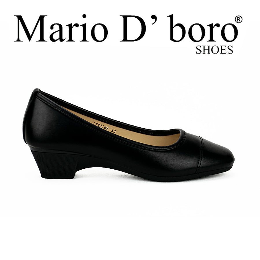 Mario D' Boro Women's School Flat Shoes Lv 22169 Black C29