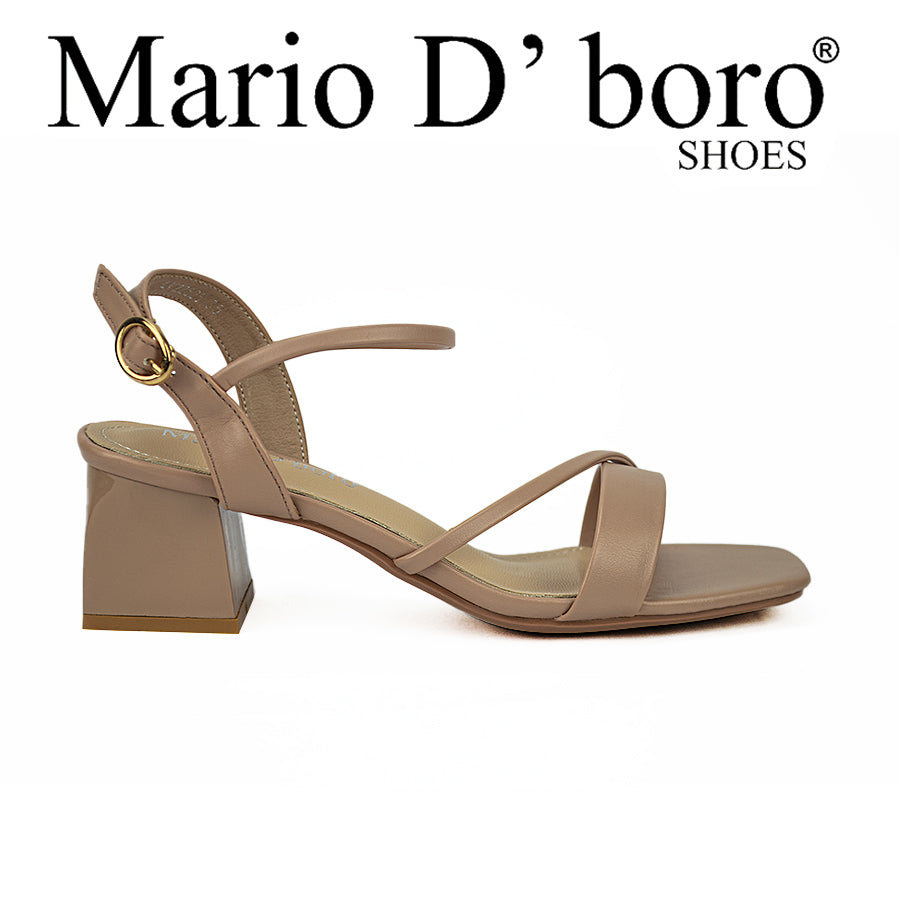 Mario D' Boro Women's Heeled Sandals Lv 22525 Old Rose/Green/Taupe C39 C51
