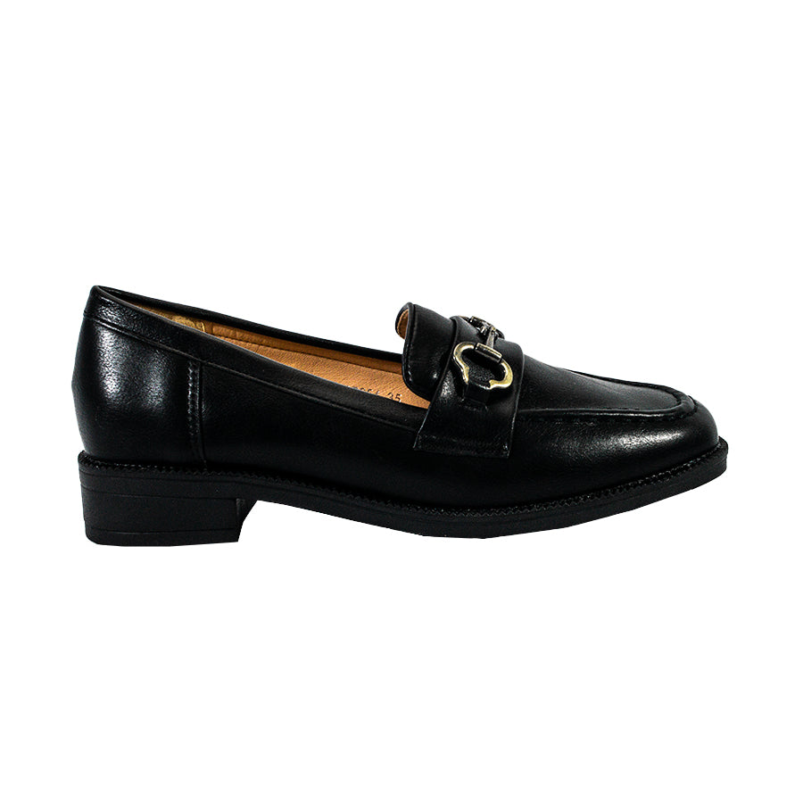 Mario D' Boro Women's Loafers LX 27654 Black C61