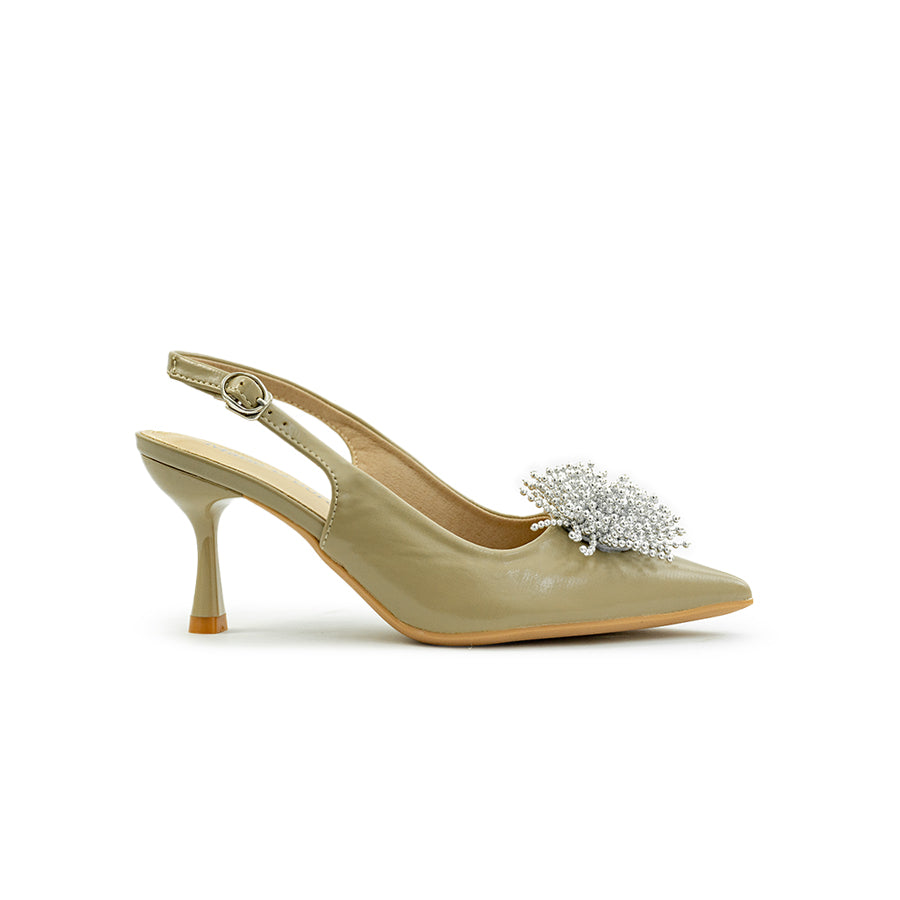 Mario D' boro Women's Heeled Sandals LY 29274 - Beige / Taupe C80