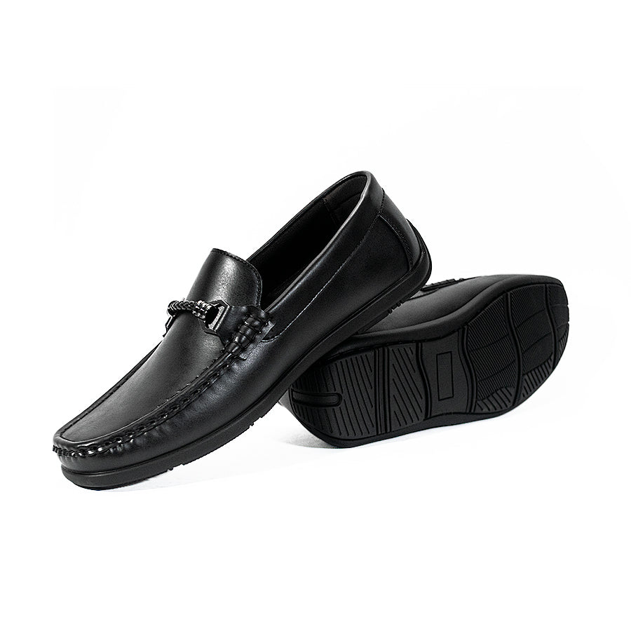 Mario D' Boro Men's Casual Loafers MY 25804 Black C64