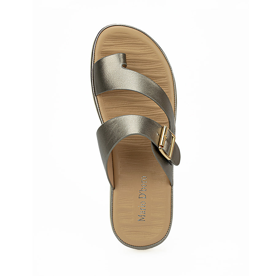 Mario D' Boro Women's Sandals Lv 018 Black/Gunmetal