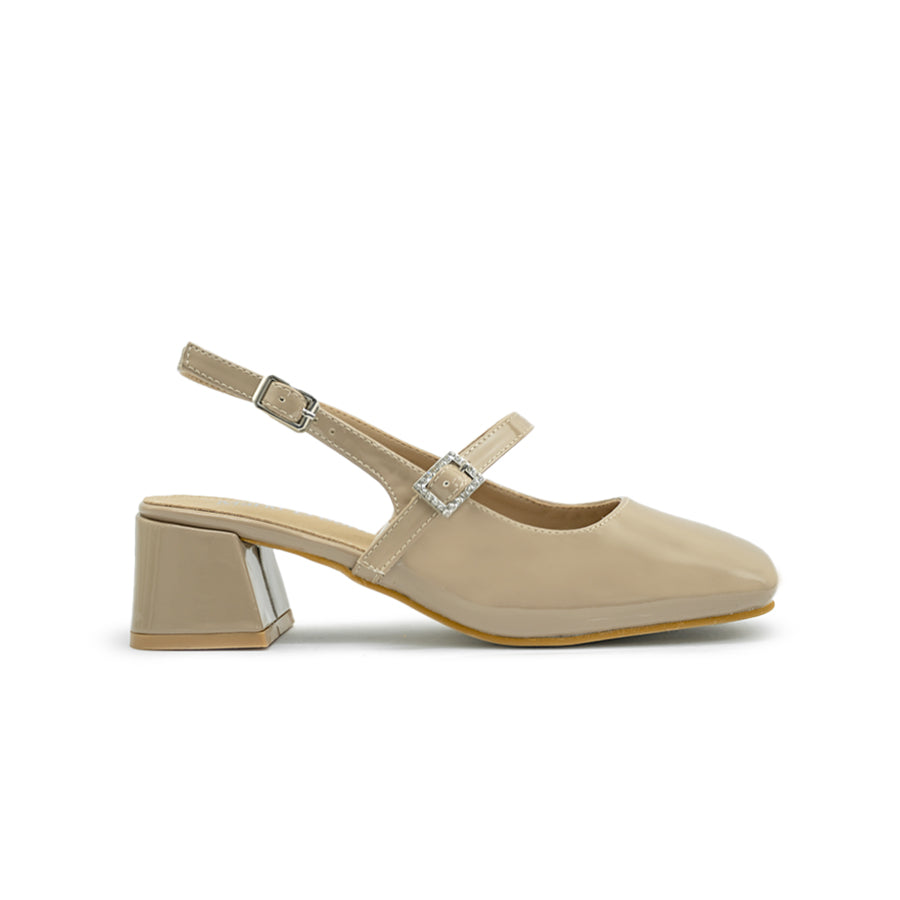 Women's Heeled Sandals LY 29112 Black/Taupe C74