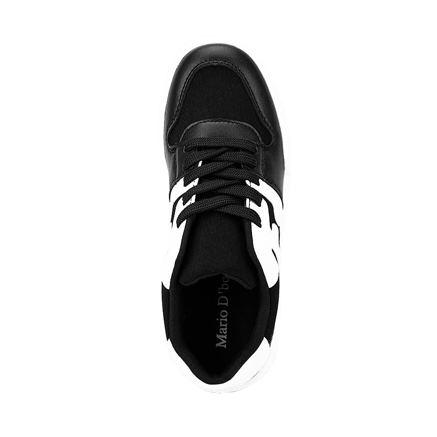 Mario D' Boro Women's Sneakers Shoes Lw 22552 Black/White