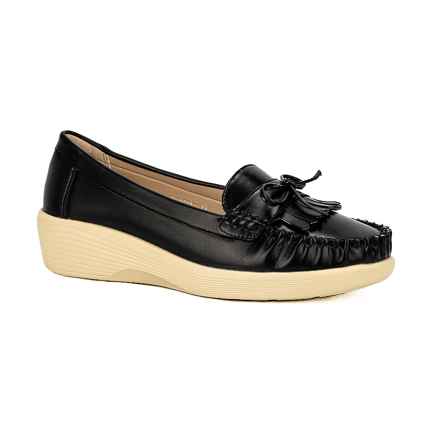 Mario D' Boro Women's Flat Shoes  Lw 23921 Beige/Black C29