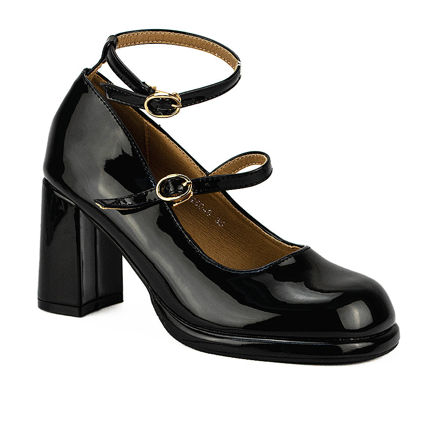 Mario D' Boro Women's Office Pumps Lw 26049 Black/Maroon C46