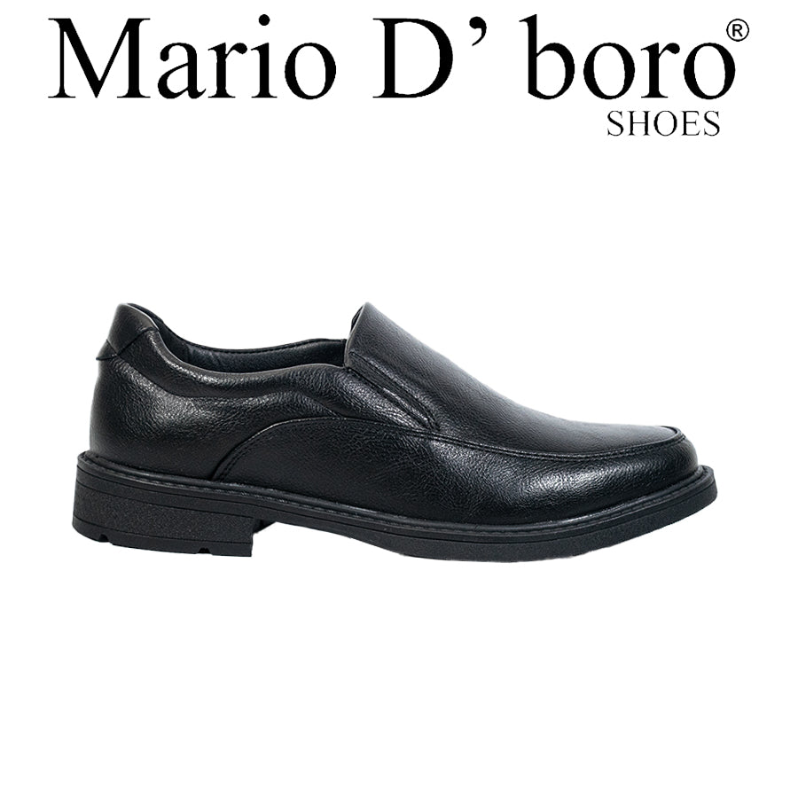 Mario D' Boro Men's Formal Slip On MY 25712 Black/Dark Brown C66
