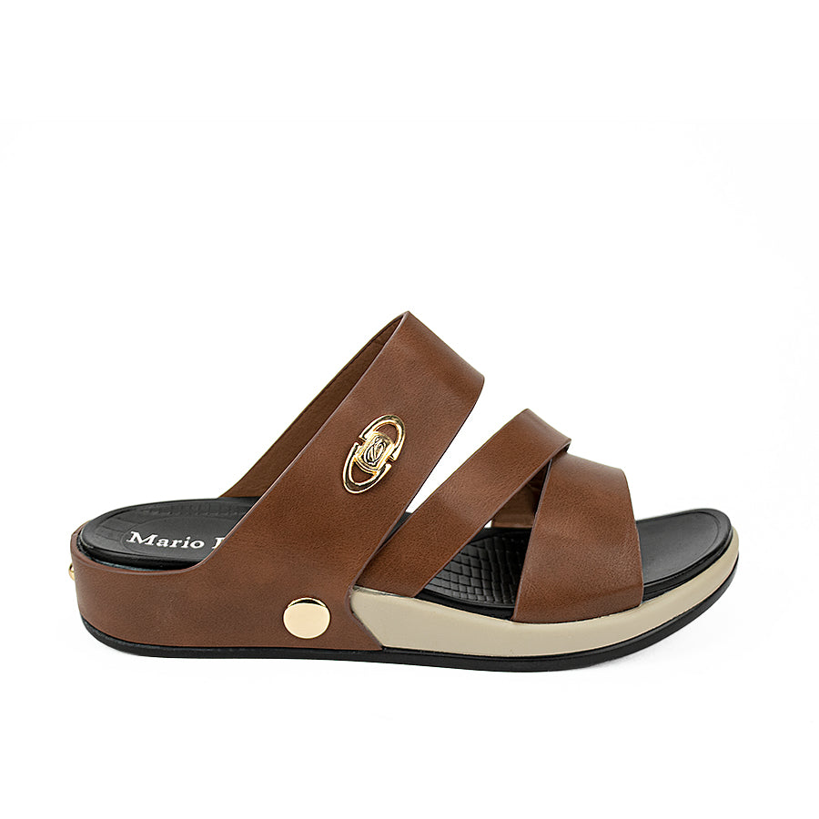Mario D' Boro Women's Sandals Lv 020 Black/Brown