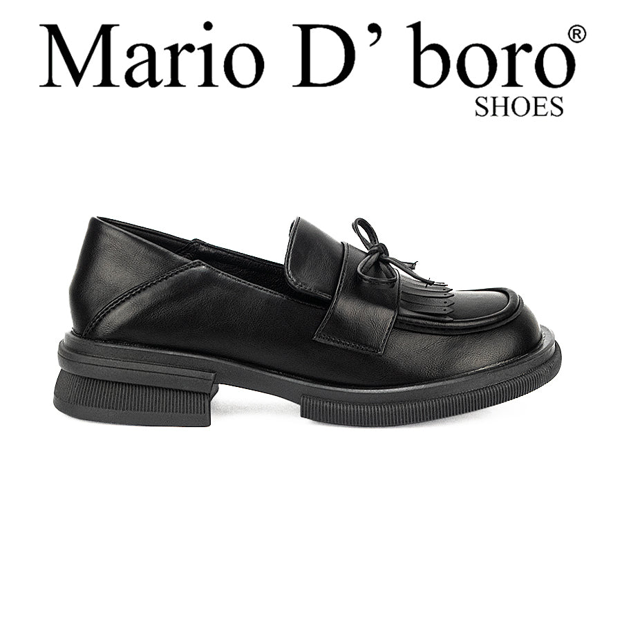 Mario D' Boro Women Korean Flat Shoes Lw 25284 Black C36